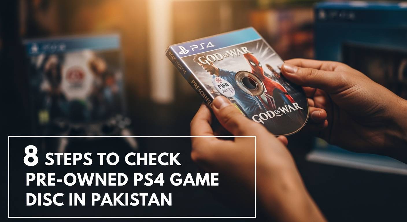 8 Steps To Check Pre Owned PS4 Game Disc In Pakistan