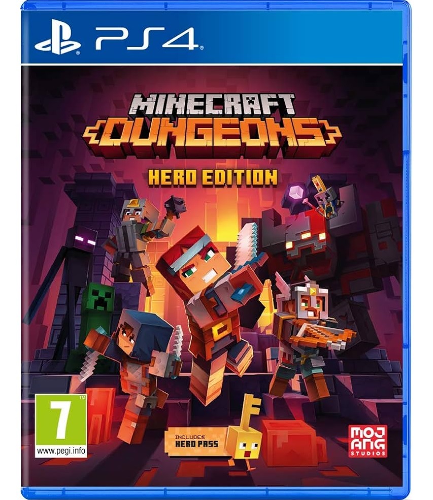 MINECRAFT DUNGEONS HERO EDITION PS4 MINECRAFT DUNGEONS HERO EDITION PS4