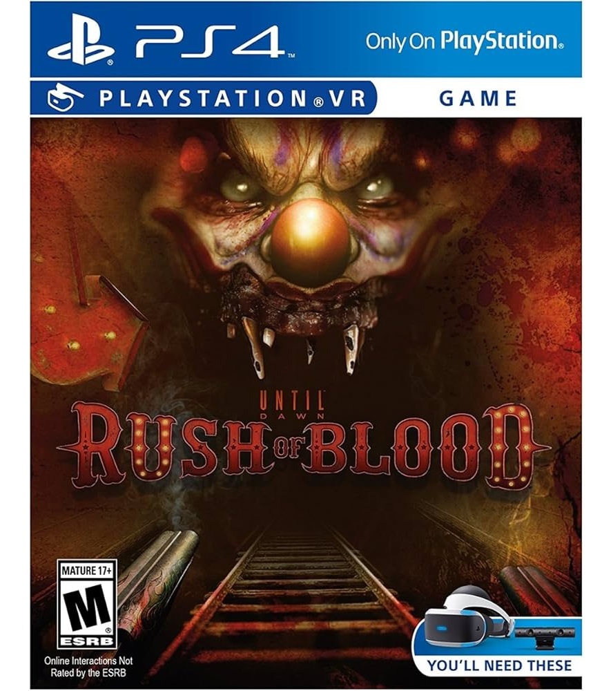 Until Dawn Rush of Blood PS4 Until Dawn Rush Of Blood PS4